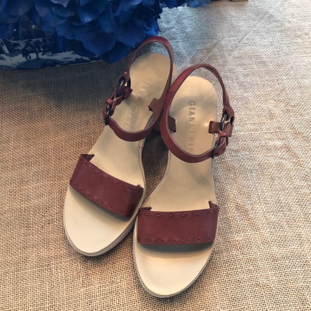 Gianni Bini Leather Sandals